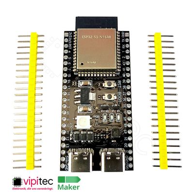 YD-ESP32-S3 Dual USB-C Entwicklungsboard 240MHz 16MB Flash 8MB PSRAM N16R8 Modul