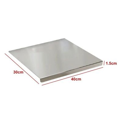 Large Household Stainless Steel Chopping Board, Double Panel Multifunctional Pastry/B
