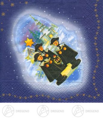 Servietten Kurrende (20) B= x H=ca 33 cmx33 cm Erzgebirge NEU Papierservietten