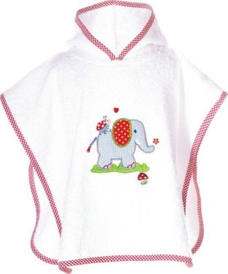 Die Spiegelburg - 15819 - Badeponcho BabyGlück (Elefant), one size (ca. 55x46 cm