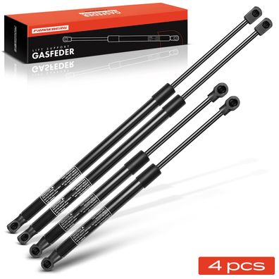 Frankberg 4x Gasfeder Heckscheibe Heckklappe für Citroën Berlingo Peugeot Partner MPV