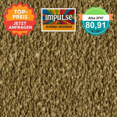 Vorwerk Alba 2F97 Velours Teppichboden 400 cm breit - versandkostenfrei