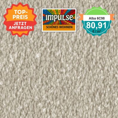 Vorwerk Alba 6C98 Velours Teppichboden 400 cm breit - versandkostenfrei