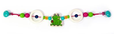 Babyspielzeug Kinderwagenkette Frosch BxLxH 520x30x75mm NEU Stubenwagen Kette