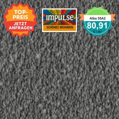 Vorwerk Alba 55A2 Velours Teppichboden 400 cm breit - versandkostenfrei