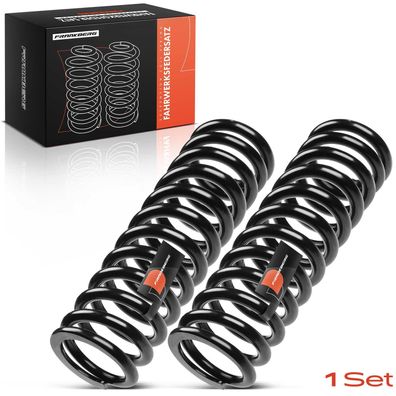 Frankberg 2x Fahrwerksfeder Vorderachse fér Mercedes-Benz S-Klasse W126 Coupe C126 1