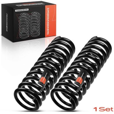 Frankberg 2x Fahrwerksfeder Vorderachse fér Mercedes-Benz S-Klasse W126 Coupe C126 1