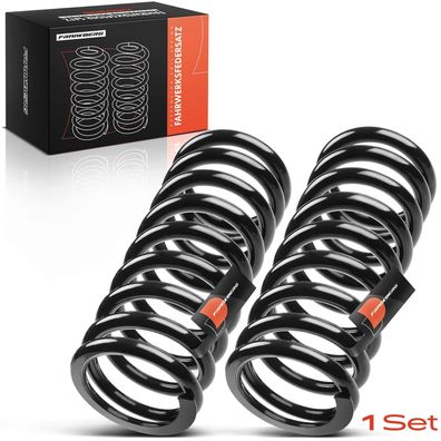 Frankberg 2x Fahrwerksfeder Hinterachse fér Mercedes-Benz S-Klasse W116 W126 C126 SL