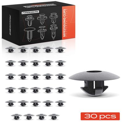 Frankberg 30x Befestigungsclips fér VW Golf 5 Caddy 3 Multivan