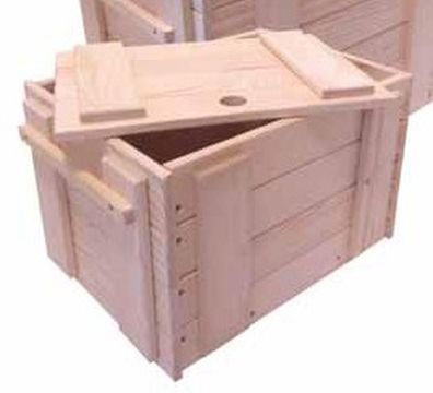 Holzspielzeug Holzkiste L/B/H 40x30x26cm NEU Holz box Holztruhe Kinderzimmer