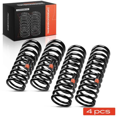 Frankberg 4x Fahrwerksfeder Vorne Hinten fér Mercedes-Benz S-Klasse W116 W126 C126