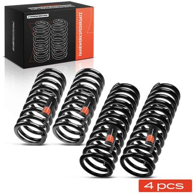 Frankberg 4x Fahrwerksfeder Vorne Hinten fér Mercedes-Benz S-Klasse W126 C126