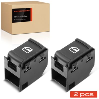 Frankberg 2x Fensterheberschalter für VW Golf IV Passat 3B Bora