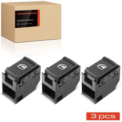 Frankberg 3x Fensterheberschalter für VW Golf IV Passat 3B Bora