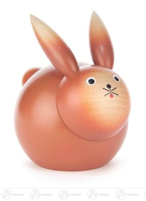 Hase mittelgroß, mittelbraun Höhe = 8,5cm NEU Erzgebirge Osterhase Osterdeko