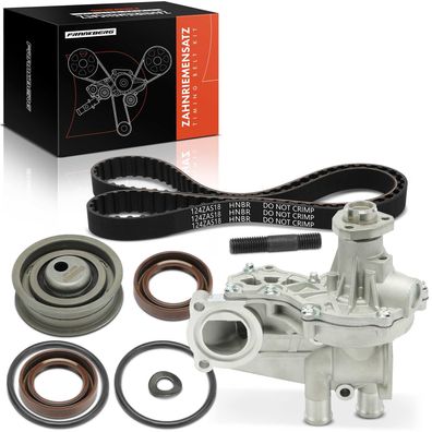 Frankberg 1x Zahnriemensatz Zahnriemen Wasserpumpe für VW Golf Passat Transporter Sea