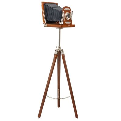 Plattenkamera Stativ Kamera Studio Atelier Dekoration Antik-Stil 130cm