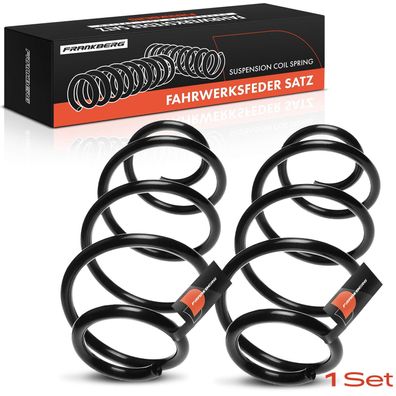 Frankberg 2x Fahrwerksfeder Hinterachse für Mercedes-Benz B-Klasse W242 W246 W246 CL