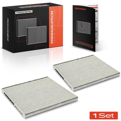 Frankberg 2x Innenraumfilter Aktivkohle für Toyota Avensis Stufenheck Corolla Kombi