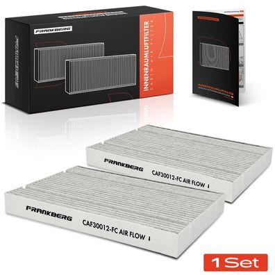 Frankberg 2x Innenraumfilter Aktivkohle für Mercedes-Benz Sprinter B907 B910 W447 ab