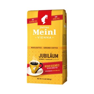 Julius Meinl Jubiläum, gemahlen, 500 Gramm Packung