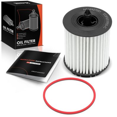 Frankberg 1x Ölfilter Filtereinsatz für Opel Astra G J Vectra B C Insignia A Alfa Rom