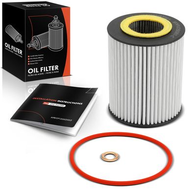 Frankberg 1x Ölfilter Filtereinsatz für BMW 3er E46 E36 5er E39 E60 E53 Z4 X5 M50 Z3