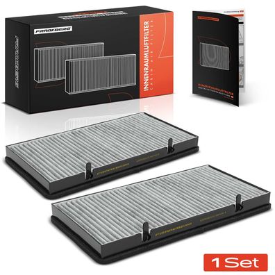 Frankberg 2x Innenraumfilter Aktivkohle für Nissan Primastar Opel Vivaro A Renault