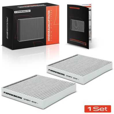 Frankberg 2x Innenraumfilter Aktivkohle für KIA Picanto JA 1.0 1.2