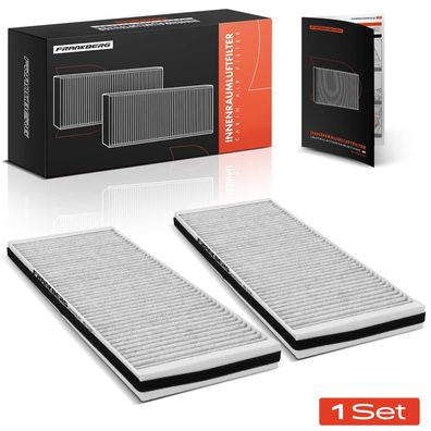 Frankberg 2x Innenraumfilter Aktivkohle für Audi A4 8D2 8D5 B5 80 8C VW Passat 3B2 3B