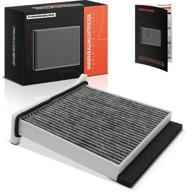 Frankberg 1x Innenraumfilter Aktivkohlefilter für Mitsubishi Grandis L200 Lancer Outl