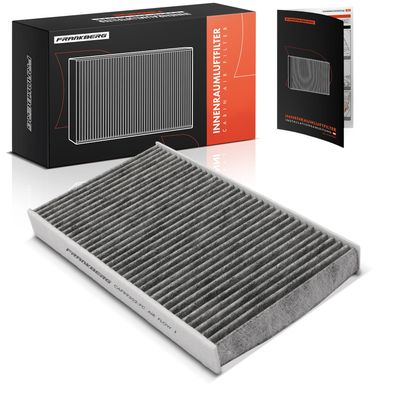 Frankberg 1x Innenraumfilter Aktivkohlefilter für Maserati Ghibli M157 Levante Quattr