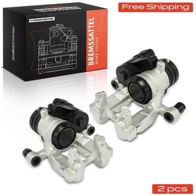 Frankberg 2x Bremssattel Hinterachse für VW Golf Passat Arteon Shooting Brake Golf Al