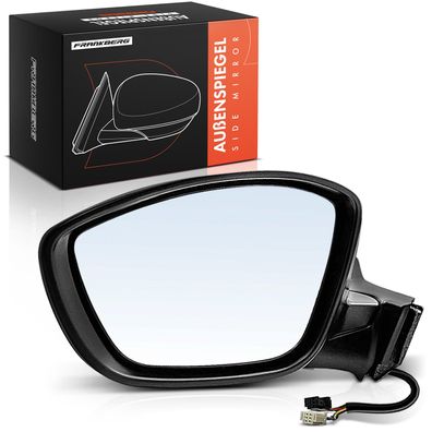 Frankberg 1x Außenspiegel Links fér Peugeot 208 I CA CC 1.0L 1.2L 1.4L 1.5L 1.6L Bj a