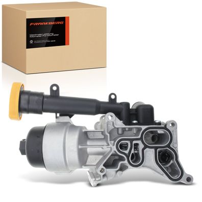 Frankberg 1x Ölkühler+Ölfilter für Opel Astra H J Corsa D Fiat Doblo Linea Idea Punto