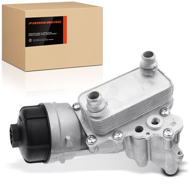 Frankberg 1x Ölkühler+Ölfilter für Fiat 500L 500X Bravo II Doblo Tipo Opel Combo 1.6L