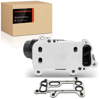 Frankberg 1x Ölkühler+Ölfilter für BMW 3er E90 E91 E93 320d 1er E81 E87 5er E60 X1 E8