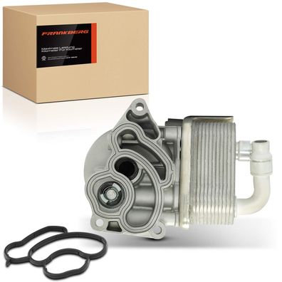 Frankberg 1x Ölkühler+Ölfilter für BMW E46 E90 E91 E92 E93 E81 E82 E87 E88 E60 E61