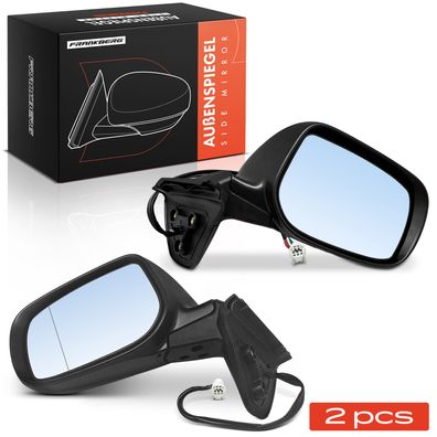 Frankberg 2x Außenspiegel Links Rechts fér Toyota Auris E15 1.4L 1.6L