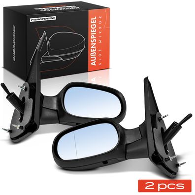 Frankberg 2x Außenspiegel Links Rechts fér Renault Megane I BA EA DA