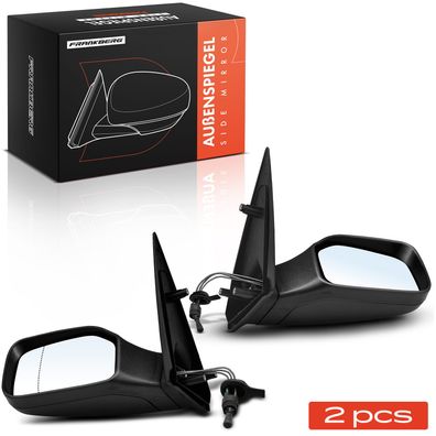Frankberg 2x Außenspiegel Links Rechts fér Peugeot 106 I 106 II 1A 1C 1S