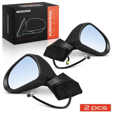 Frankberg 2x Außenspiegel Links Rechts fér Peugeot 207 CC WA WC WD WK