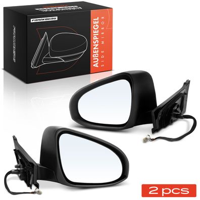 Frankberg 2x Außenspiegel Links Rechts fér Toyota Yaris Kasten/Schrägheck P13 2010-20