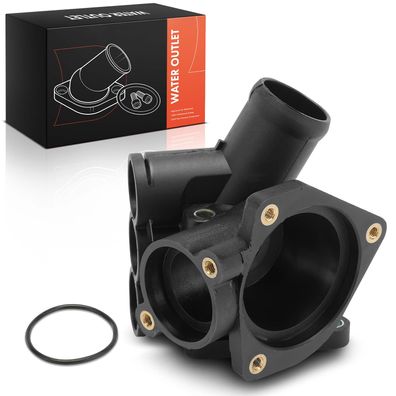 Frankberg 1x Kühlmittelflansch Wasserauslass für VW Golf III Passat Sharan Transporte