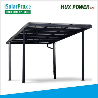HUX-POWER® Solar-Carport Single 1 Stellplatz · 5280 * 3030 * 3390 mm