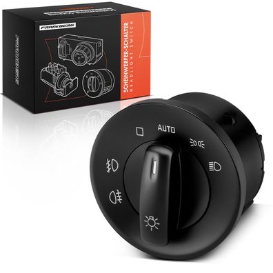 Frankberg 1x Lichtschalter Schalter Hauptlicht für Skoda Octavia II 1Z3 1Z5 1.2L 1.4L