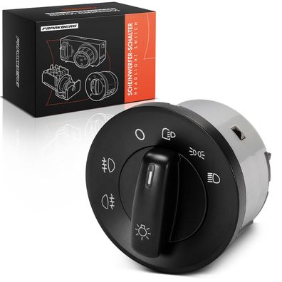 Frankberg 1x Lichtschalter Schalter Hauptlicht fér Skoda Octavia II 1Z3 1Z5 1.2L 1.4L