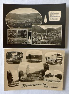 2 DDR Ansichtskarten Friedrichroda AK