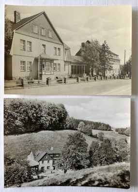 2 DDR Ansichtskarten Frauenwald FDGB Raymonde Dien Fraubachmühle AK