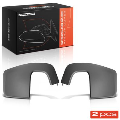 Frankberg 2x Abdeckung Außenspiegel Spiegelkappe Vorne Links Rechts für Ford Tourneo